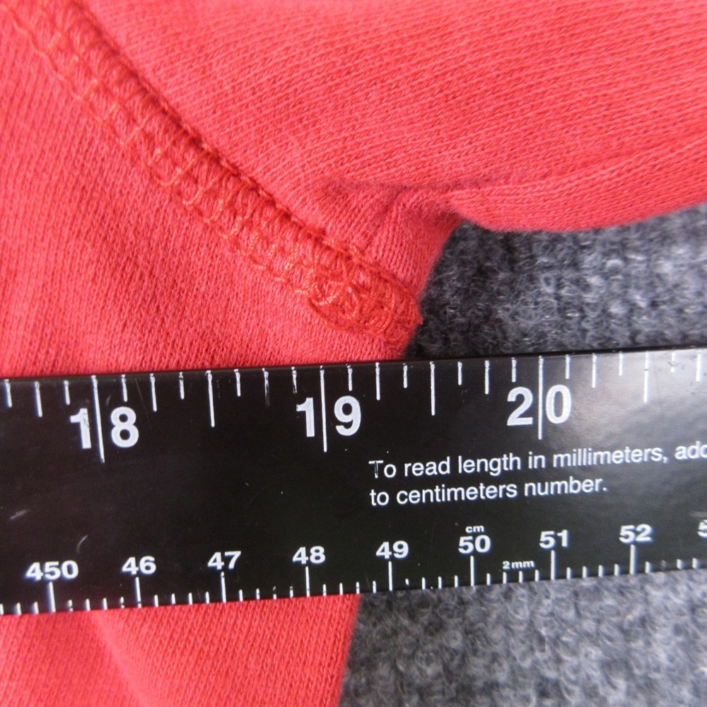 Y2K American Eagle Outfitters Hoodie Womens Small Red Graphic Pullover Logo 77 - Picture 7 of 8
